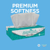 Angel Soft Professional® Facial Tissue 8.4X7.54 IN 2PLY White 1/2 Fold Flat Box Premium 100 Sheets/Pack 30 Packs/Case