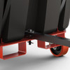 Utility Tilt Truck 85.87X41.28X49 IN 1.5 Cubic Yard Black Resin Heavy Duty 1/Case