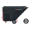 Brute® Utility Tilt Truck 44X81X49 IN 1.5 Cubic Yard 1200 LB Black Red PE Steel FDA Approved 1/Each