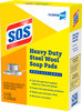 S.O.S.® Soap Pad Steel Wool 15 Count/Box 12 Box/Case 180 Count/Case