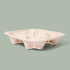 Cup Carrier 4 Compartment Sugarcane 300/Case