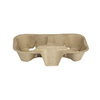 Karat® Cup Carrier 2 Compartment Molded Fiber For 8-24 OZ 600/Case
