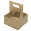 Cup Carrier 4 Compartment For 12-32 OZ With Handle 200/Case