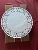 Doily 16 IN Paper White Lace Round 250/Box