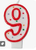 Number Candle #9 12/Pack