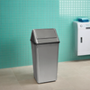 Laundry Hamper 13X13X29 IN 13 GAL Stainless Steel With Swing Lid 1/Each