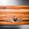 Food Skewer 10 IN Wood Round Natural Thick 3000/Case