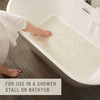 Safti-Grip® Bathmat XL 36X18 IN White Rubber 1/Each