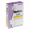 Maxithins® Pad Unscented White Individually Wrapped Vend Box #4 250/Case