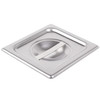 Super Pan V® Cover 1/6 Size Stainless Steel Solid 1/Each