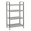 Camshelving® Elements® XTRA Shelving Starter Unit 18X36X72 IN Speckled Gray Resin & Metal Composite 1/Each