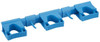 Vikan® Hi-Flex Wall Bracket System 16.5X3.4X1.9 IN Blue PP TPE Rubber Polyamide Hygienic 1/Each