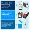 Tork Xpressnap® Napkin Dispenser 6.8X4.6X5.5 IN Black Plastic Tabletop 1 Count/Pack 4 Packs/Case 4 Count/Case