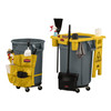 Brute® Trash Can Dolly 18.03X18.03X6.3 IN Black Resin 20/32/44/55 Gallon Quiet Food Safe Heavy Duty Swivel 2/Case