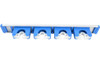 Tool Holder 24 IN Blue Plastic Wall Mounted 1/Each