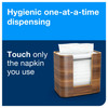 Tork Xpressnap® N4 Napkin Dispenser 5.5X8X7.6 IN Brown Plastic Wood 1/Each