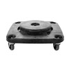 Brute® Trash Can Dolly 17.25X17.25X6.25 IN 300 LB Black Resin Square Swivel 1/Each