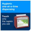 Tork Xpressnap® Napkin Dispenser 5.6X7.9X6.7 IN Red Plastic Tabletop 1/Each