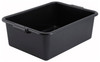 Dish Box 21.5X15X7 IN Black Plastic Standard Weight 1/Each