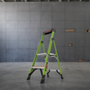 MightyLite Platform Ladder Fiberglass Rated for 300 lbs. Two Step 1/Each