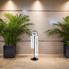 Umbrella Bag Stand Black Plastic 1/Each