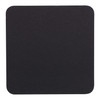 Drink Coaster 4 IN Black Square Pulpboard 2-Sided 500/Case