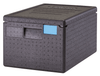 Insulated Food Carrier 23.6X15.8X17 IN Black PP 1/Each