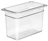 Camwear® Food Pan 1/3 Size 8 IN 7.3 QT Clear Rectangle 1/Each