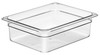 Camwear® Food Pan 1/2 Size 4 IN Clear Deep 6/Case