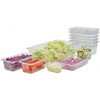 Food Pan Cover 1/6 6.88X6.38X1.0 IN Square PC Slotted 1/Each