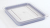Camwear® GripLids® Food Pan Lid Half Size 12.75X10.44 IN Clear Plastic 6/Each