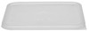 Lid 12-18-22 QT Translucent Square With Seal Top Lid 1/Each