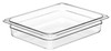 Camwear® Food Pan 1/2 Size 2 IN Clear 6/Case