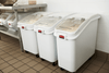 ProSave® Ingredient Bin 29.25X13.13X28.00 IN 400 Cup White Rectangle PP PC With 32 OZ Scoop 1/Each