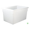 Food Storage Box 18X26X15 IN White HDPE Food Safe 6/Case