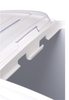 ProSave® Ingredient Bin 29.50X15.50X28 IN White PP PC Food Safe With 32 OZ Scoop 1/Each