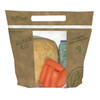 Lunch Bag 10.5X8.25X4 IN With Zip Seal Closure With Window With Handle 250/Case