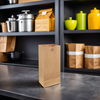 Bag 18X8.25X5.25 IN 25 LB Virgin Paper 57# Extra Heavy Kraft With Self-Opening (SOS) Closure 400/Bundle