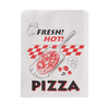 Pizza Bag 12X15 IN Bleached Kraft Paper White Fresh Hot Pizza 1000/Case