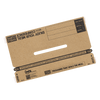 Handle Cuffs™ Bag Seal 10 IN Kraft With Tamper-Evident Closure 250/Case