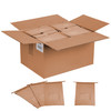 Coffee Bag 4.75X2.5X9.5 IN Paper Natural Plain With Tin Ties Closure With Window 1000/Case