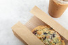 Sandwich Bag 6X2X9 IN Paper Kraft Grease Resistant Window Gusset 1000/Case