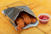 Sandwich Bag 6.5X1X8 IN Foil-Lined Paper Silver White Gusset 1000/Case