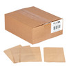 Bag 9X10 IN Paper Natural Plain With Double Open Closure 1000/Case