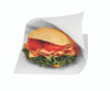 Bagcraft® Dubl Open® Bag 7X6.75 IN Wax Coated Paper White Grease Resistant 2000/Case