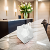Bag #6.5 14X11.5X12 IN High-Density Polyethylene (HDPE) 3MIL White With Soft Loop Handle Closure 200/Case