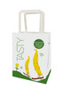 Home-Toter® Banana Bag Paper White Yellow Tote 500/Case