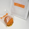 Cheeseburger Bag 6.5X7+1.75 IN HDPE 0.5MIL Clear With Flip Top Closure FDA Compliant Saddlepack 2000/Case