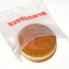 Hamburger Bag 6.5X7+1.75 IN HDPE 0.5MIL Printed FDA Compliant Portion Bag 2000/Case