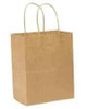 Shopper Bag 8X4.25X10.25 IN Kraft Paper 60# Kraft Tempo With Handle 250/Case